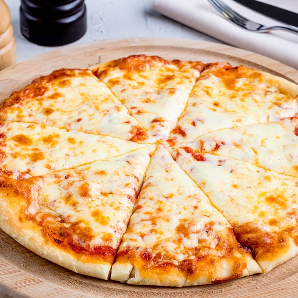 Plain Cheese Pizza.